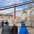 بازدید ریاست دانشگاه بزرگمهر قائنات از کارخانه درحال احداث مس در قاین