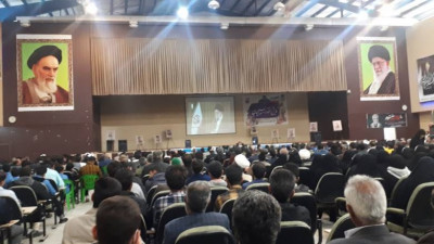 شرکت در همایش اقتدار بسیجیان