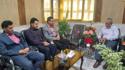 دیدار هیات رئیسه دانشگاه با مدیریت آموزش و پرورش قاین
