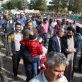حضور دانشگاهیان دانشگاه بزرگمهر قائنات در راهپیمایی یوم الله 13 آبان