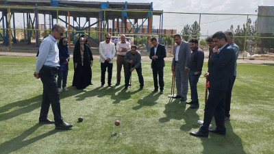Opening of the First Croquet Field in Qaen   April 14, 2025.