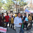 حضوردانشگاهیان دانشگاه بزرگمهر قائنات در راهپیمایی روز قدس